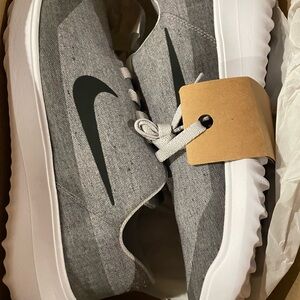 Nike Unisex Victory G Lite NN Spikeless Gray/Sail Golf Shoes Sneakers 9